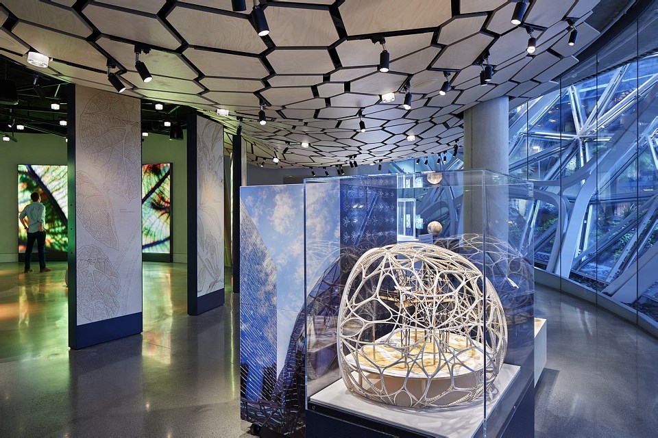 美国西雅图 亚马逊总部Understory展厅 案例实拍 - 展示酷